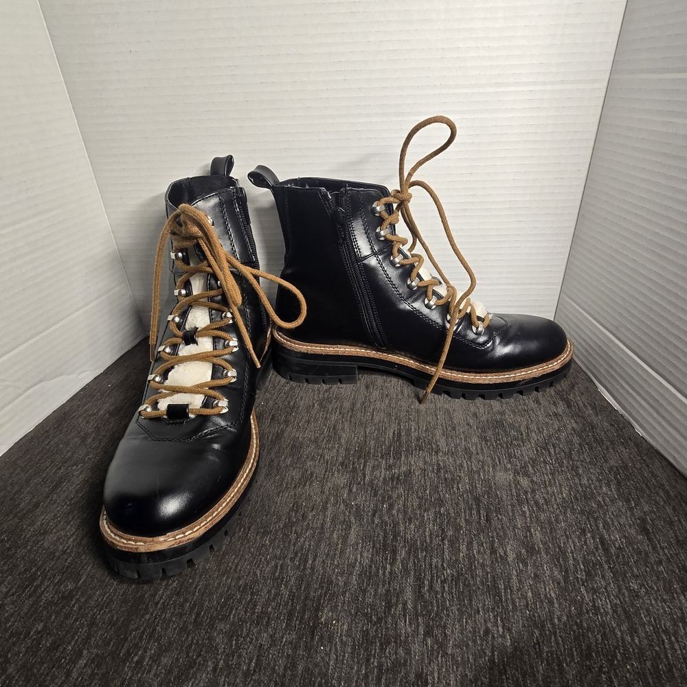 A New‎ Day Leighton Hiking Boots Womens US 9.5 Multi Sherpa Tongue Memory Foam